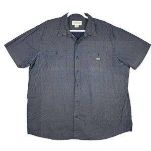 Denim Supply Ralph Lauren Shirt Men's 2XL‎ Button Up Short Sleeve Black